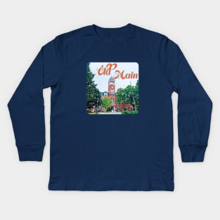 Clemson's Old Main Kids Long Sleeve T-Shirt